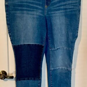 Universal Thread Two-Tone Blue Skinny Jeans